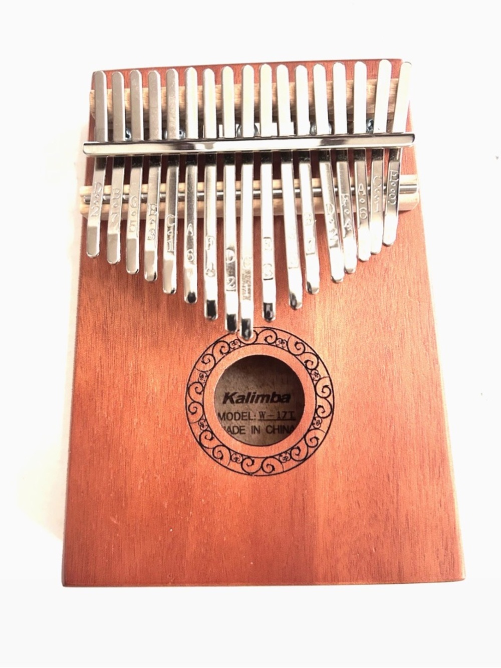17-key Kalimba Thumb Piano Finger Harp Mbira Wooden Steel Tines